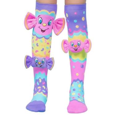 Imagem de Meias Altas Malucas Divertidas Infantil Juvenil Colorida 3d - BBH, Don