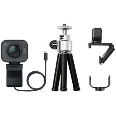 Imagem de Webcam Logitech Stream Plus Full HD 60 FPS Microfo Integrado