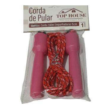 Imagem de Corda de Pular Esportiva 2,6 Metros e Empunhaduras de 15 cm - TOP RIO,