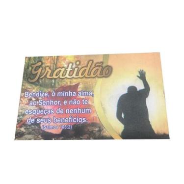 Imagem de Envelope Gratidão Salmo 103:2 Colado - 100 Unidades de Papel Offset - 