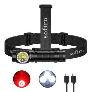 Imagem de Lanterna de cabeça 77outdoor HS43 3200 lúmens à prova dágua USB-C