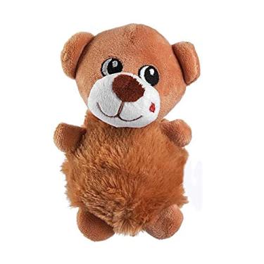 Imagem de Brinquedo Mordedor Pet Pelúcia Urso 15cm para Cães e Gatos