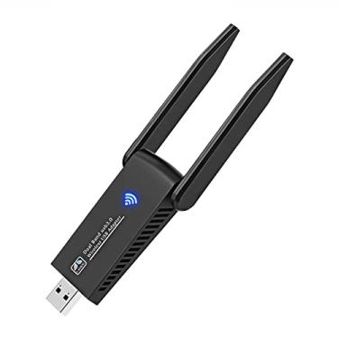 Imagem de Adaptador ND WiFi USB 3.0 Dock Placa de rede sem fio Dual Band 5GHz e 2,4G Preto