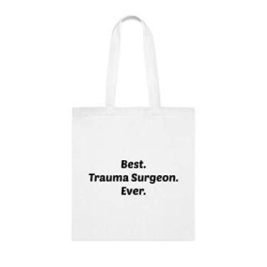Imagem de Bolsa Tote Trauma Surgeon, Best Trauma Surgeon Ever Bag, Presente para Trauma Surgeon, Presente para Cirurgião Trauma, Bolsa de Ombro para Cirurgião Trauma Cirurgião Reutilizável,