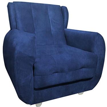 Imagem de Poltrona Amamentação Lyla + Puff Marinho