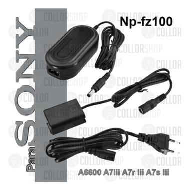 Imagem de Fonte Np-Fz100 Adaptador Ac Sony A6600 A7Iii A7R Iii A7S Iii