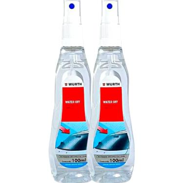 Imagem de 2 Water Off Protetor de Vidro Repelente de Agua Vitrificador Cristalizador Parabrisa Box Janela Porta Espelho