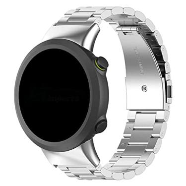 Imagem de Pulseira Metal Aço Inoxidavel 3 Elos compativel com Relogio Forerunner 45 45S e Swim 2 - Marca LTIMPORTS (Prata)