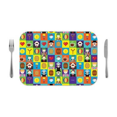 Imagem de Jogo Americano 30x40cm Licenciado CHAVES - 8bits