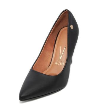 Imagem de Sapato Scarpin Vizzano Salto Taça Bico Fino Preto 39