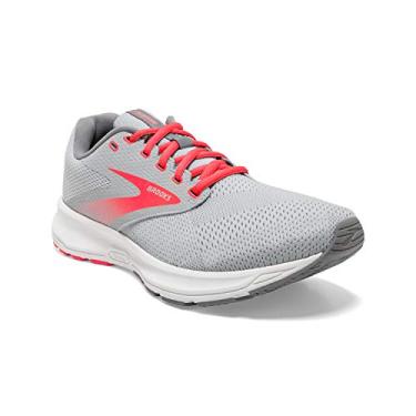 Imagem de Brooks Tênis de corrida feminino Range, Cogumelo ostra/liga/coral ardente, 35
