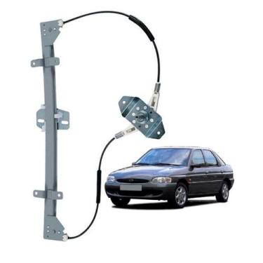 Imagem de Maquina Vidro Manual Escort Sw Hatch 4 pts Dianteira Direita - Zinni G