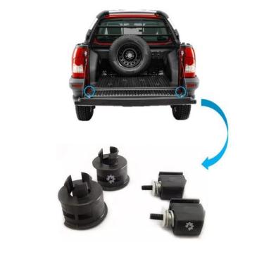 Imagem de Kit Bucha Dobradiça Tampa Traseira Fiat Strada Original