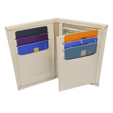 Imagem de Carteira Feminina Porta Cartão Documento Couro Legitimo - Cosenza, Cre