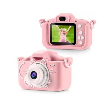 Imagem de Kit Câmera Fotográfica Infantil Digital Vídeos Fotos Jogos - Fam