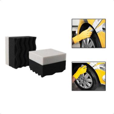 Imagem de Esponja Aplicadora Multiuso Rodas Pretinho Automóveis - Vonder
