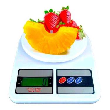 Imagem de Balança Digital de Cozinha 10kg Precisão para Nutrição e Dietas Profis
