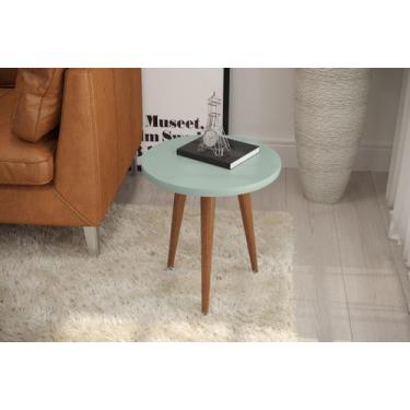 Imagem de Mesa Lateral Legs Verde Bellagio - Patrimar Móveis
