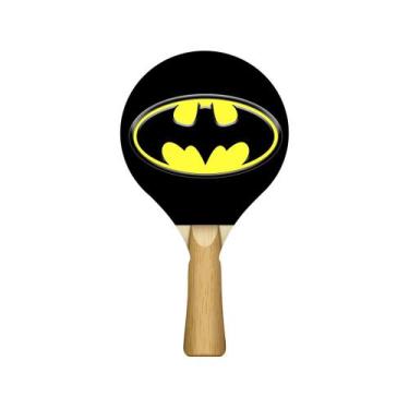 Imagem de Raquete para Tênis de Mesa 24,5x13,5 Kit 10un Mdf Madeira Adesivado - 