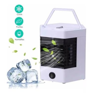 Imagem de Mini Ar Condicionado Desk Serenity: Mesa Climatizador Umidificador Por