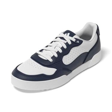 Imagem de adidas Tênis masculino Retrocross 25 Spikeless, Calçado branco/azul marinho universitário/chiclete 4, 45