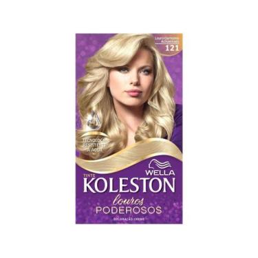 Imagem de Tinta de Cabelo Koleston  - Louro Claríssimo Acinzentado 121 100ml