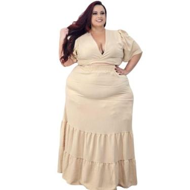 Imagem de Conjunto Cropped e Saia Longa Tecido em Duna 4 ª Geração - Reyn Store,