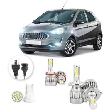 Imagem de Lampadas Led Ford Ka 2015 A 2020 H4 H11 20000lm - V10, Branco
