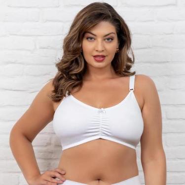 Imagem de Sutiã Plus Size Sem Bojo Em Microfibra Lingerie Plus Size Mulheres - I