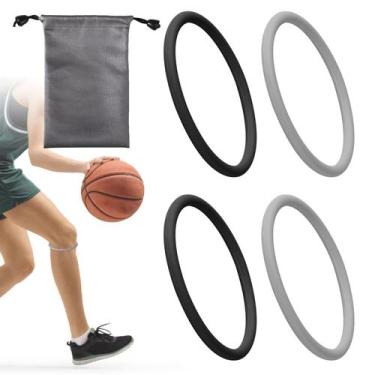 Imagem de Alças de suporte do tendão patelar BOXOB, 4 peças para correr, basquet