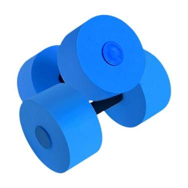 Imagem de Vaveren Halteres de Exercício Aquático EVA Flutuante de Água Halteres Pesos de Natação Portáteis Piscina Fitness Exercícios Aeróbicos Aquáticos Profissionais, Azul