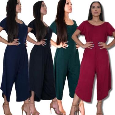 Imagem de Macacão Manga Curta Assimétrico Verão 2022 Preço De Atacado - Wild, Ve