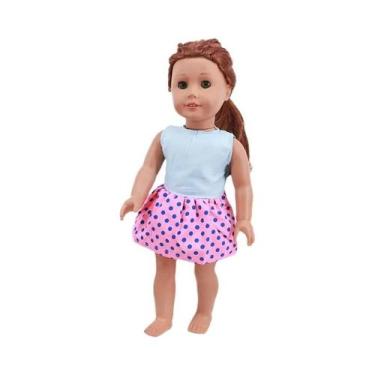 Imagem de Roupas De Boneca Fofa Vestido Uniforme Para Boneca De 43cm 18 Polegada