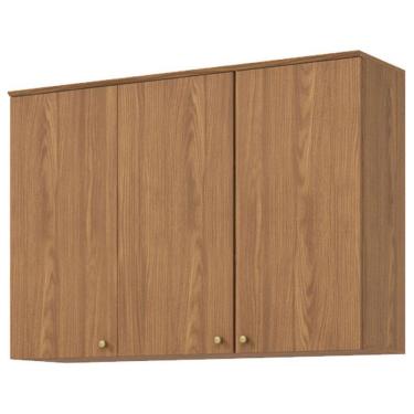 Imagem de Armário Aéreo 3 Portas 120 Cm Requinte Nature – Henn