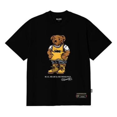 Imagem de Camiseta Black Nine Big Bear - Preta - B91106, G2