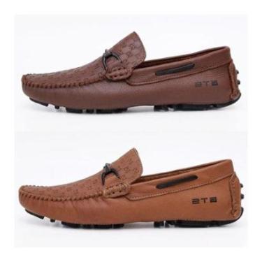 Imagem de Kit 02 Pares Mocassim Driver Masculino Clube do Sapato de Franca NS KIT Skyline-Masculino