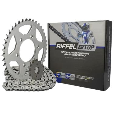 Imagem de Kit Relação Cbx250 Twister 2001 A 2008 Com Retentor Riffel