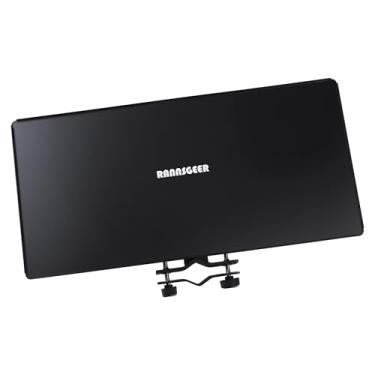 Imagem de Rannsgeer Bandeja de aço resistente para suporte de TV móvel, carrinho de TV, suporte de alto-falante (10,8 x 22,5)