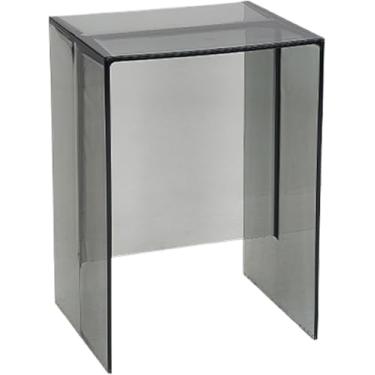 Imagem de Mesas Laterais Para Sala De Estar Quadradas Acrílico Multiuso Para Sala De Estar Apartamento Escritórios Decoração, Clear