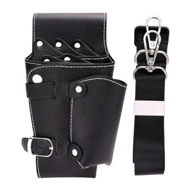 Imagem de MotiveTech Bolsa de cabeleireiro, bolsa para tesoura de cabeleireiro, para tesoura, coldre para tesoura de barbeiro