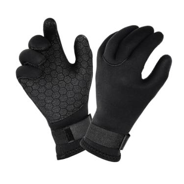 Imagem de Lljsszr Luvas de Mergulho, Neoprene de 3 Mm, Luvas de Surf para Natação, Passeios de Barco, Canoagem