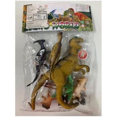 Imagem de brinquedo  Tiranossauro dinossauro Plastico Miniatura Grande media e p