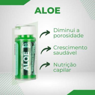 Imagem de Ampola de Aloe (Babosa) Dermabel - Ideal para Cachos - Kit com 04 ampo