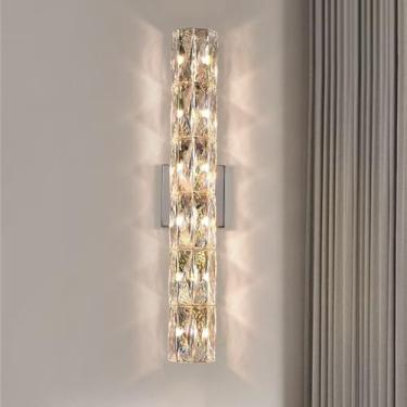 Imagem de Lâmpada De Parede LED Moderna De Cristal Luxo - Decoração De Arte Fashion Para Sala De Estar, Quarto, Villa, Hotel, Escadaria E Corredor (Estilo 24 D12H60CM)