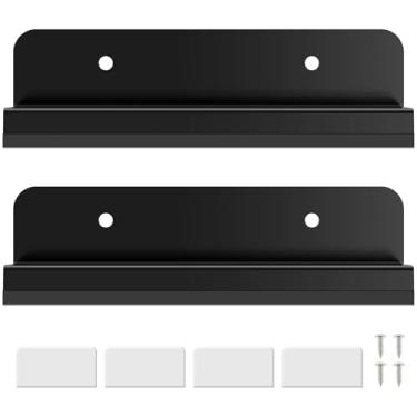 Imagem de LZVXTYM Puxador de pé de armário de 2 peças, puxador de pé de armário de lixo de aço carbono, puxador de pé de armário de fita adesiva dupla face, fácil de usar, puxador de pé de armário seguro para