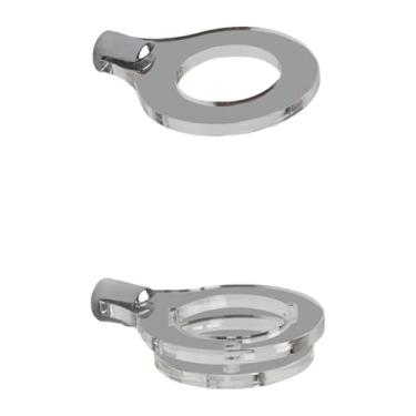 Imagem de KiBcsLic Suporte para sabre de luz, suporte de parede para sabre de luz, vertical, suporte, gancho, rack de exposição de acrílico para armazenamento, montagem, Claro