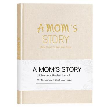 Imagem de Journal Artmag A Mom's Story Linen, capa dura, bege