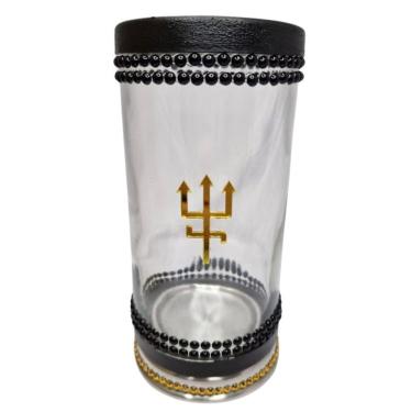 Imagem de Porta Vela 7 Dias Exu Do Ouro Chama Dinheiro