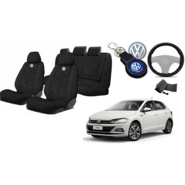Imagem de Combo Volkswagen: Capas de Bancos + Capa de Volante + Chaveiro Persona