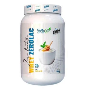Imagem de Whey Zerolac Pote 900g Iogurte c/ Mel Dark - Sharkpro Suplementos-Unissex